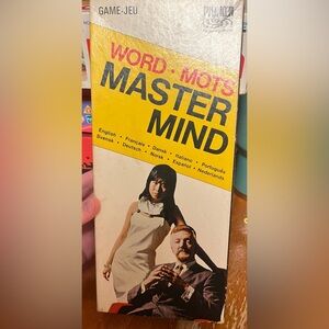 Vintage 1970 Word Mastermind board game
